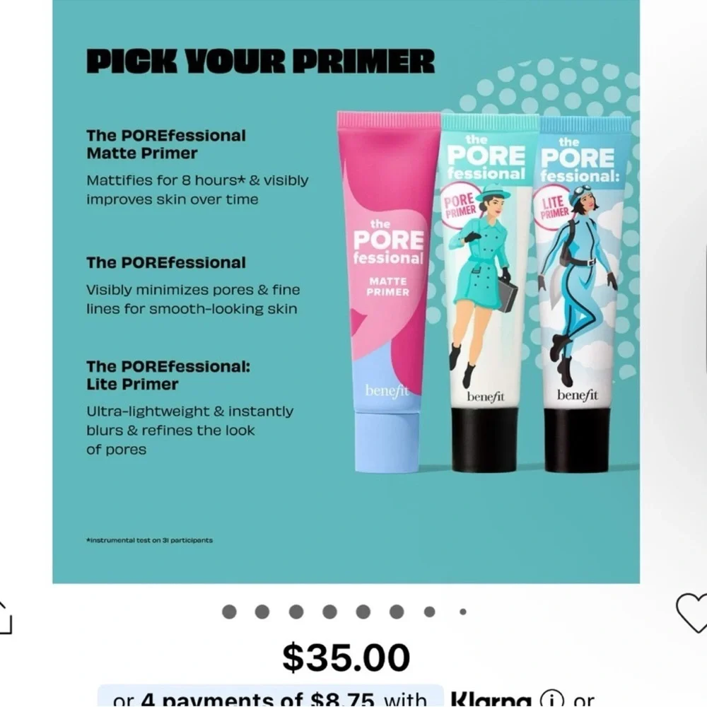 Benefit POREfessional Primer Cream
